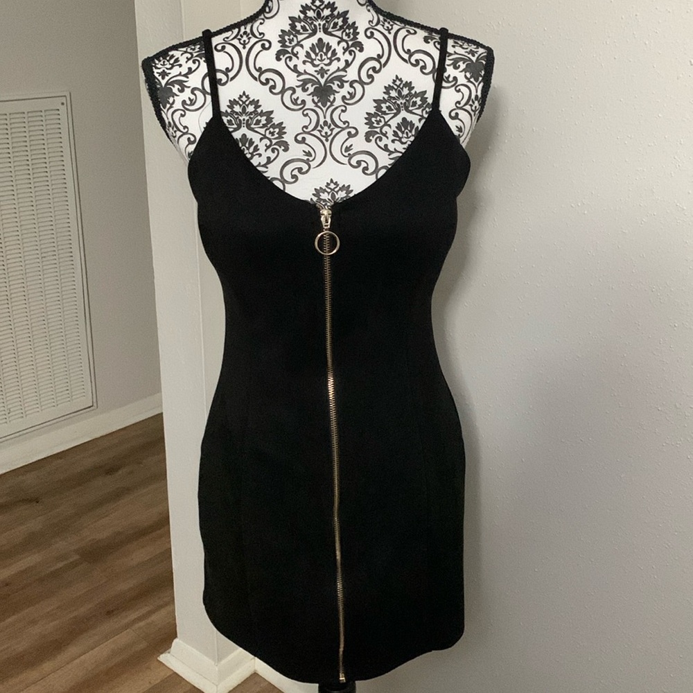 Black Suede Dress